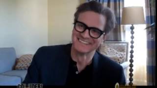 Funny Colin Firth/Promoting a Film While Being Jet-Lagged and  &#39;High on Caffeine&#39; :D