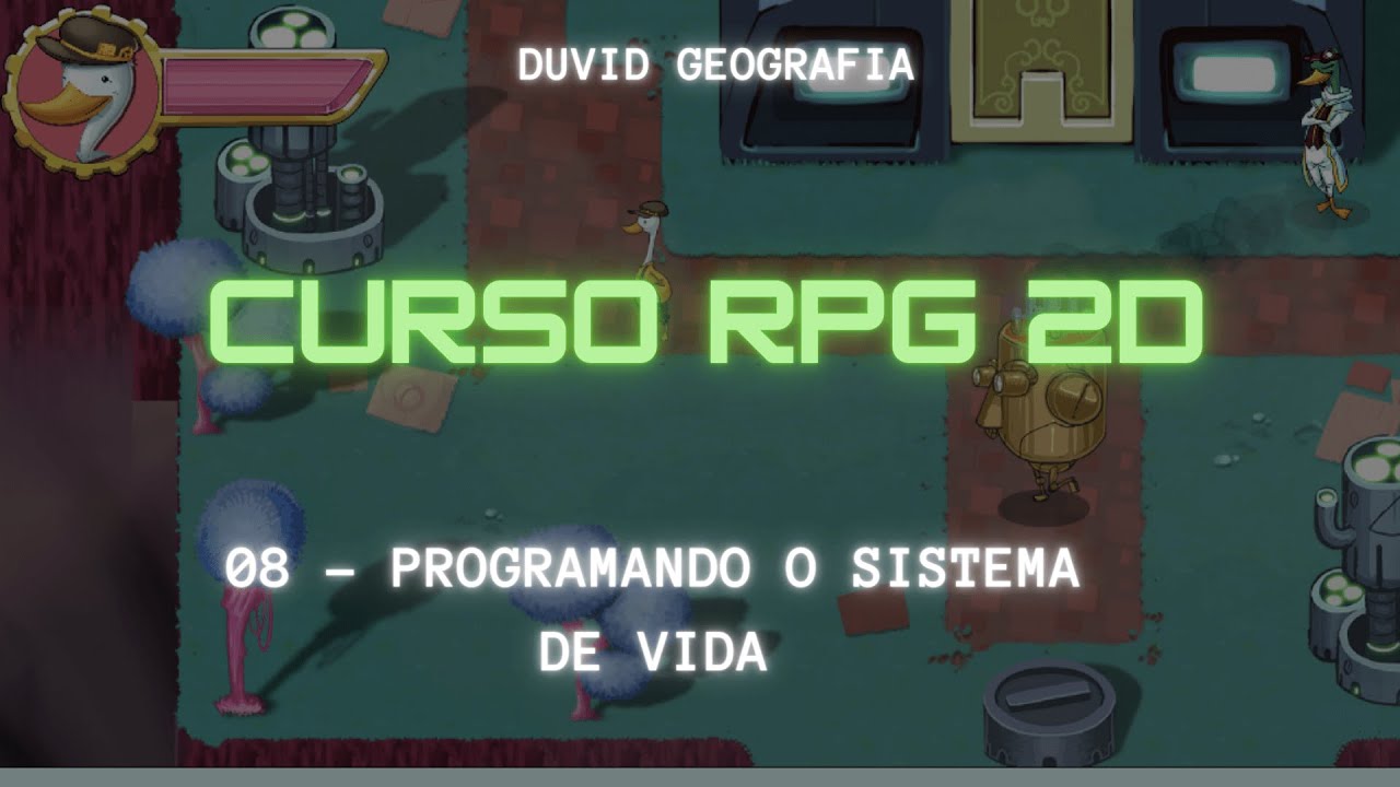 Curso RPG 2D Unity - Programando sistema de vida - Aula 08 - YouTube