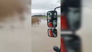 Bigada Yağmur Felakete Yol Açtı Tarım Arazileri Su Altında Kaldı