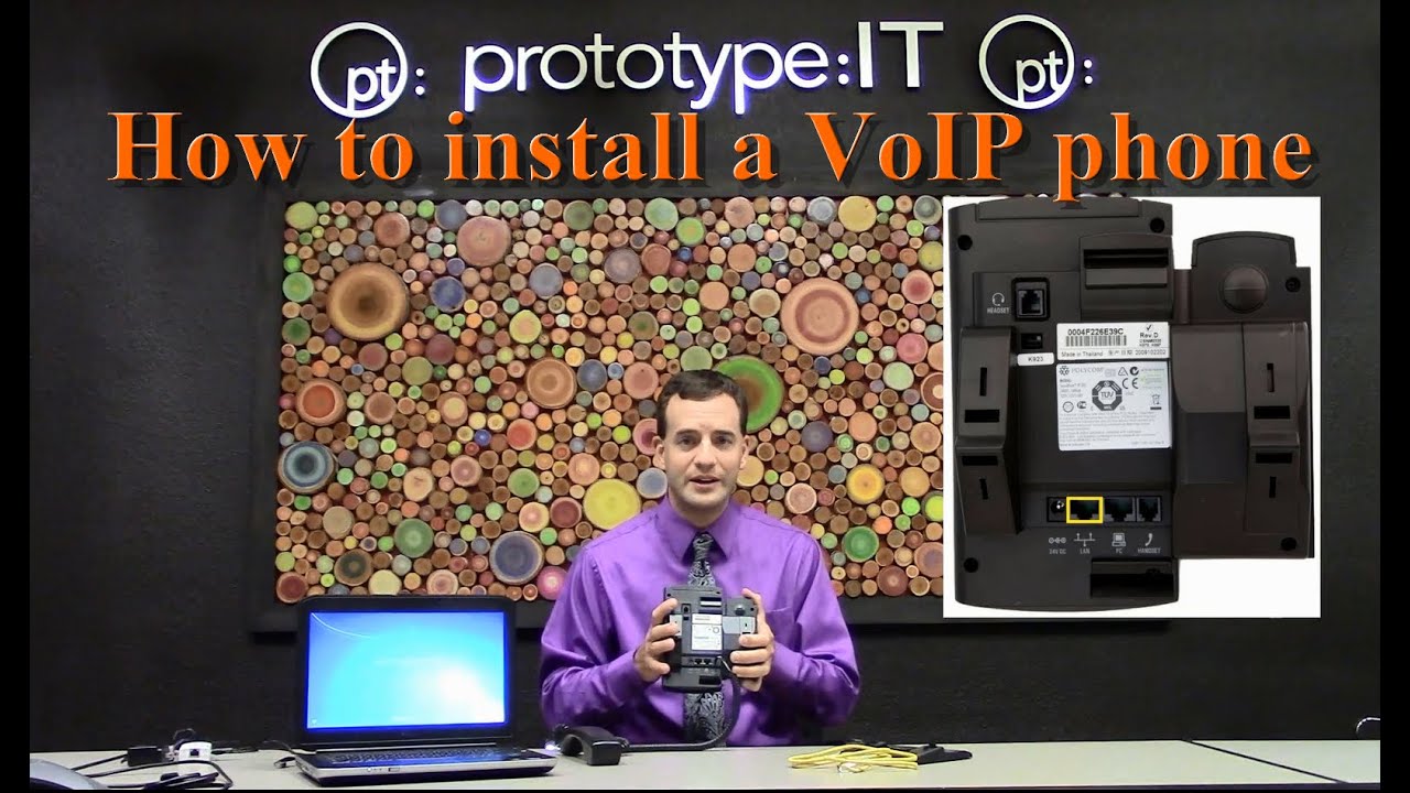 How to Install a VoIP Phone YouTube