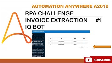 RPA Challenge Invoice Extraction #1 || IQ BOT || Python Logic for Dates #AutomationAnywhere #A2019