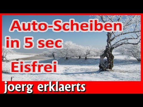 Autoscheibe in 5 Sekunden Eisfrei Lifehack Winter 2023 Tutorial Nr.38 