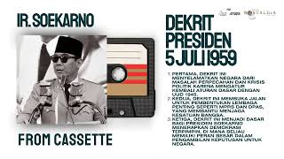 REKAMAN DEKRIT PRESIDEN 5 JULI 1959