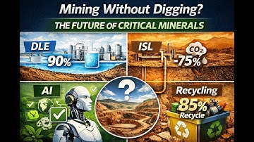 The Future of Mining: 땅을 파지 않는 광산 기술 (DLE & In-Situ Leaching)