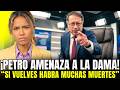 PETRO AMENAZA A MARÍA CORINA EN PLENA ENTREVISTA: HABRÁ DECENAS DE MUERTES SI REGRESAS A VENEZUEL