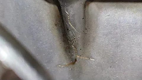 Bad casting transmission oil leak. Might not be much but still a leak.