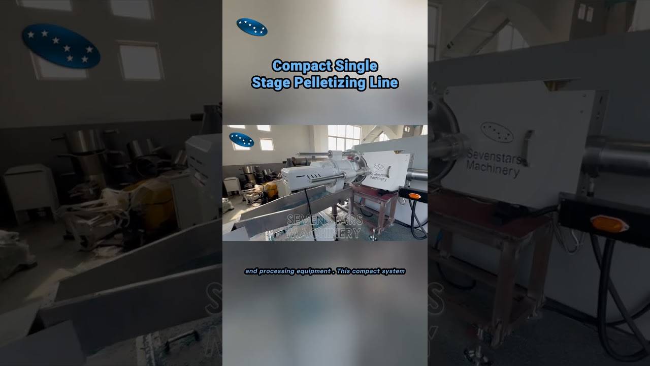 Revolutionize Your Recycling: One-Step PE Film to Pellets with Sevenstars