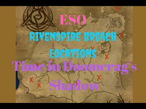 ESO TIME IN DOOMCRAG'S SHADOW - RIVENSPIRE TIME BREACHES LOCATIONS