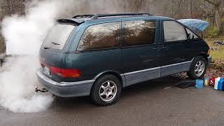 Blown head gasket symptoms. 1997 Toyota Previa. by The Mighty Bluegill 2,715 views 3 years ago 1 minute, 24 seconds