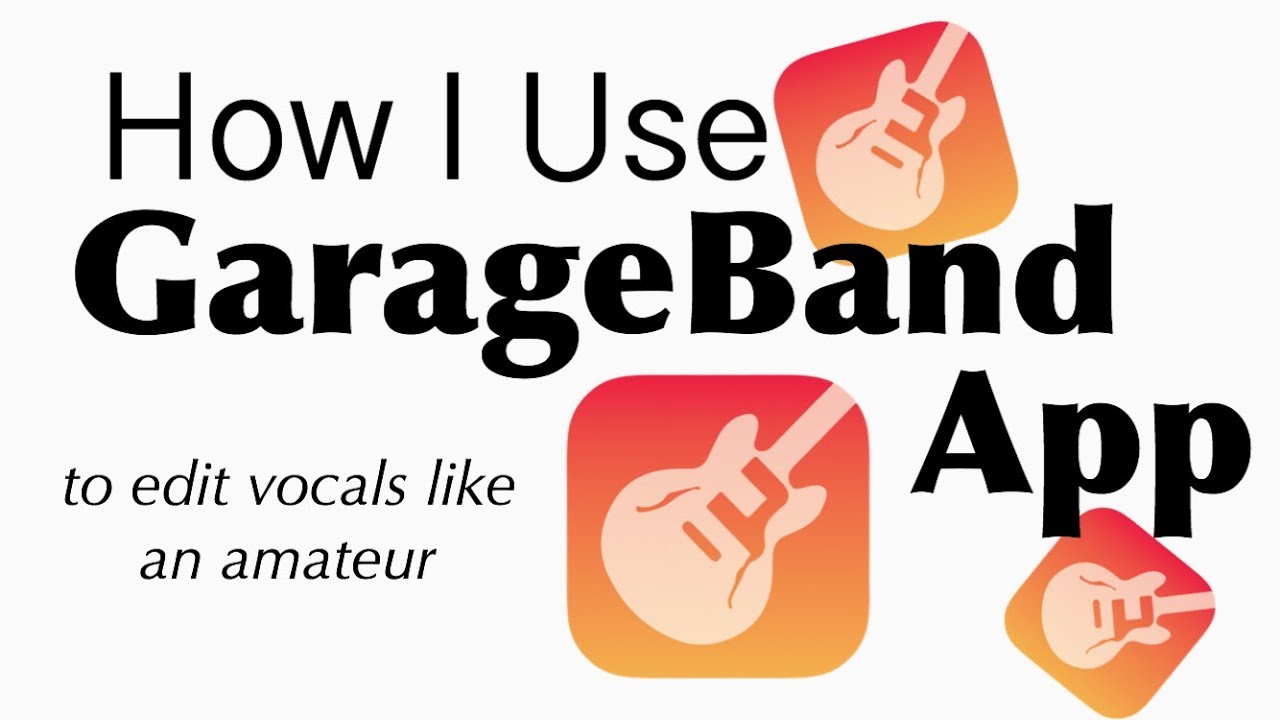 How I record vocals from GarageBand App YouTube