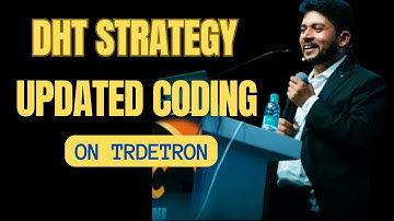 DHT strategy algo on tradetron | baap of chart BOC intraday option buying Strategy algo #tradetron