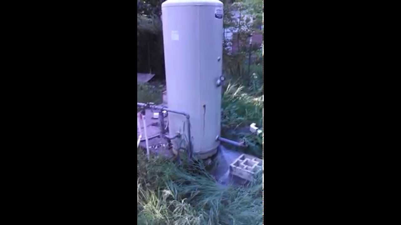 Water tank failure YouTube