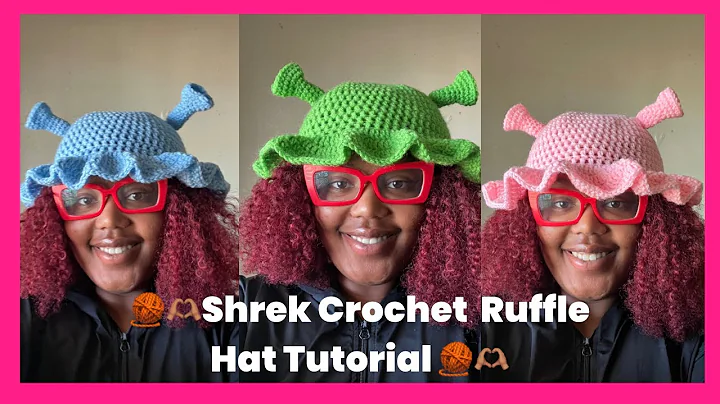 how to:  crochet shrek ruffle hat tutorial 