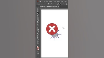 Pucker and bloat tool in adobe illustrator #adobeillustrator #illustratortutorial #shorts