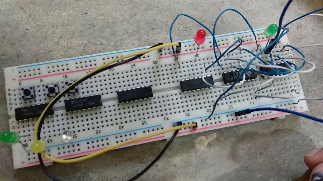 full adder circuit by using basic logic gates AND,OR & XOR - YouTube