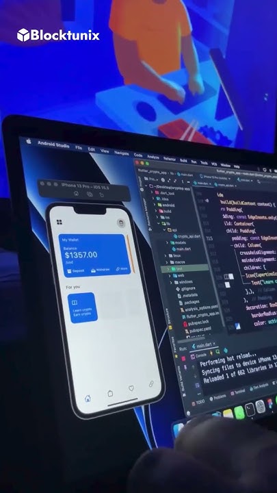 Build a cryptocurrency app with React Native #shorts #cryptocurrency # ...