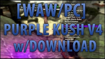 [WAW/PC] Purple Kush Multiplayer Mod Menu PC | World At World Mod Menu | w/Downloads