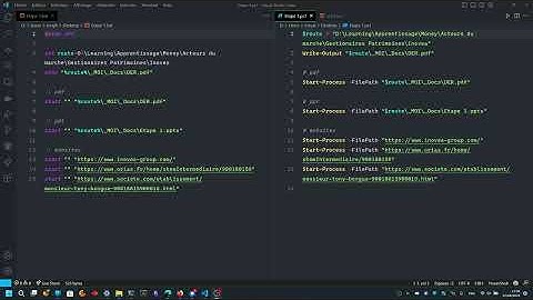 Comment se faciliter la vie et automatiser, avec Powershell depuis Windows