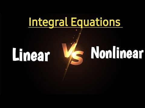 Linear versus Nonlinear
