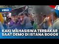 Kaki Mahasiswa Terbakar saat Demo di Depan Istana Bogor, Sempat Dilarang Polisi Nyalakan Api