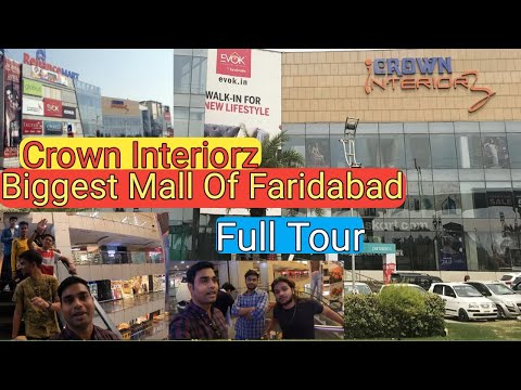 Crown Interiorz Mall | Best Mall of Faridabad Haryana. Full Tour & Address. #aaanand #crowninteriorz