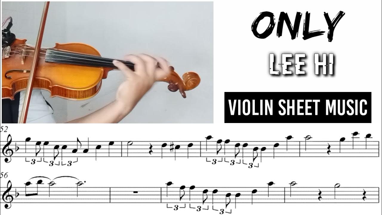 [Free Sheet] Lee Hi Only Violin Cover With Sheet Music YouTube