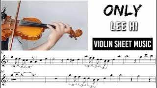 [Free Sheet] Lee Hi - Only || Violin Cover With Sheet Music