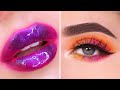 054 the most satisfying lip  eye makeup ideas  new makeup compilation  makeup inspiration