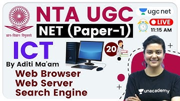 NTA UGC NET 2020 (Paper-1) | ICT by Aditi Ma