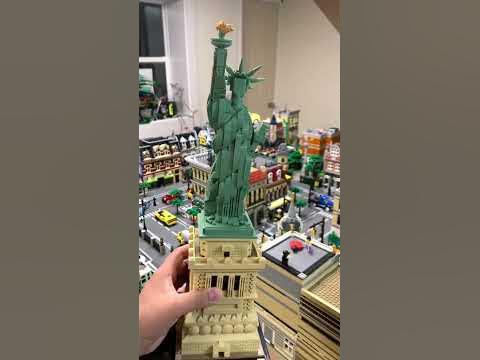 Статуя свободы из лего! #лего #статуясвободыизлего #постройкиизлего # ...