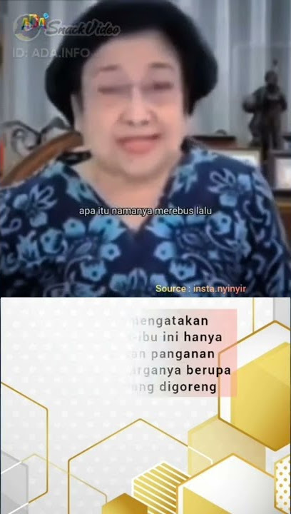 Ngelus Dada Lihat Ibu-ibu heboh soal minyak Goreng, Megawati:Apa gak ada cara merebus❗❓Bonus video