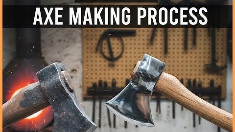 How to make Axe |Forging a Bearded Axe from Scratch – Full Blacksmith Process
