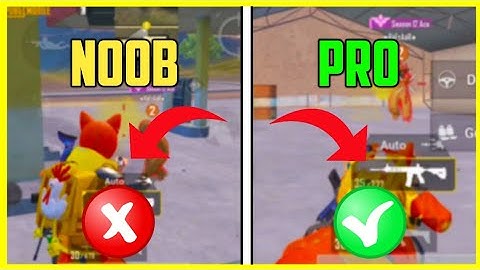 Top 5 basic tricks & tips in PUBG MOBILE for beginners | Guide to become noob to pro #1