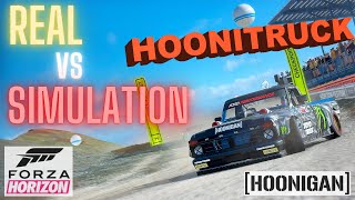 Hoonitruck by Ken Block - RACE IN THE CLIFF - FORZA HORIZON 4 - Real vs Simulation 3 - 4K