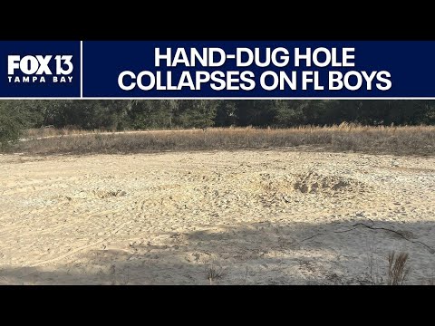 Florida teen dead after hand-dug hole collapses
