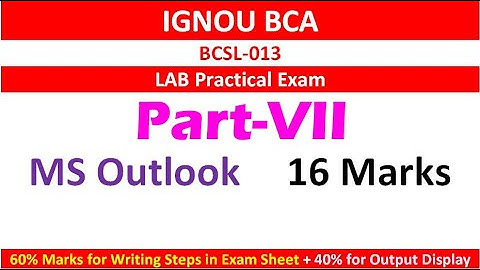 #BCSL-013 Solved Question Paper BCSL 013 Question Paper BCSL-013 Computer Basics and Pc Software Lab