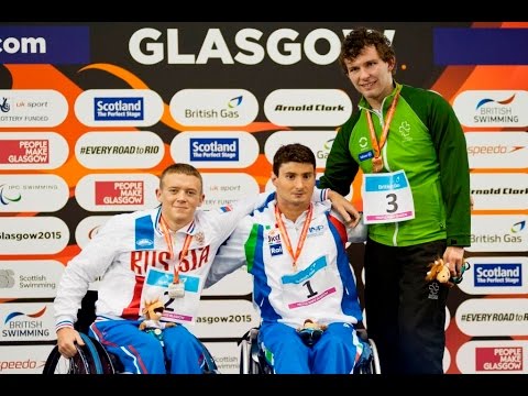 Men's 400m Freestyle S6 | Victory Ceremony | 2015 IPC Swimming World Championships Glasgow