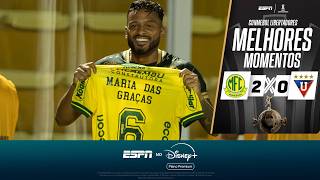 REINALDO MARCA, E MIRASSOL SUPERA A LDU DE DEYVERSON NA LIBERTADORES | MELHORES MOMENTOS
