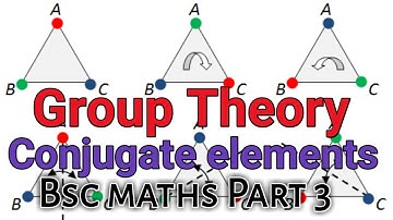 Conjugate elements in hindi (Group theory) | Bsc maths part 3
