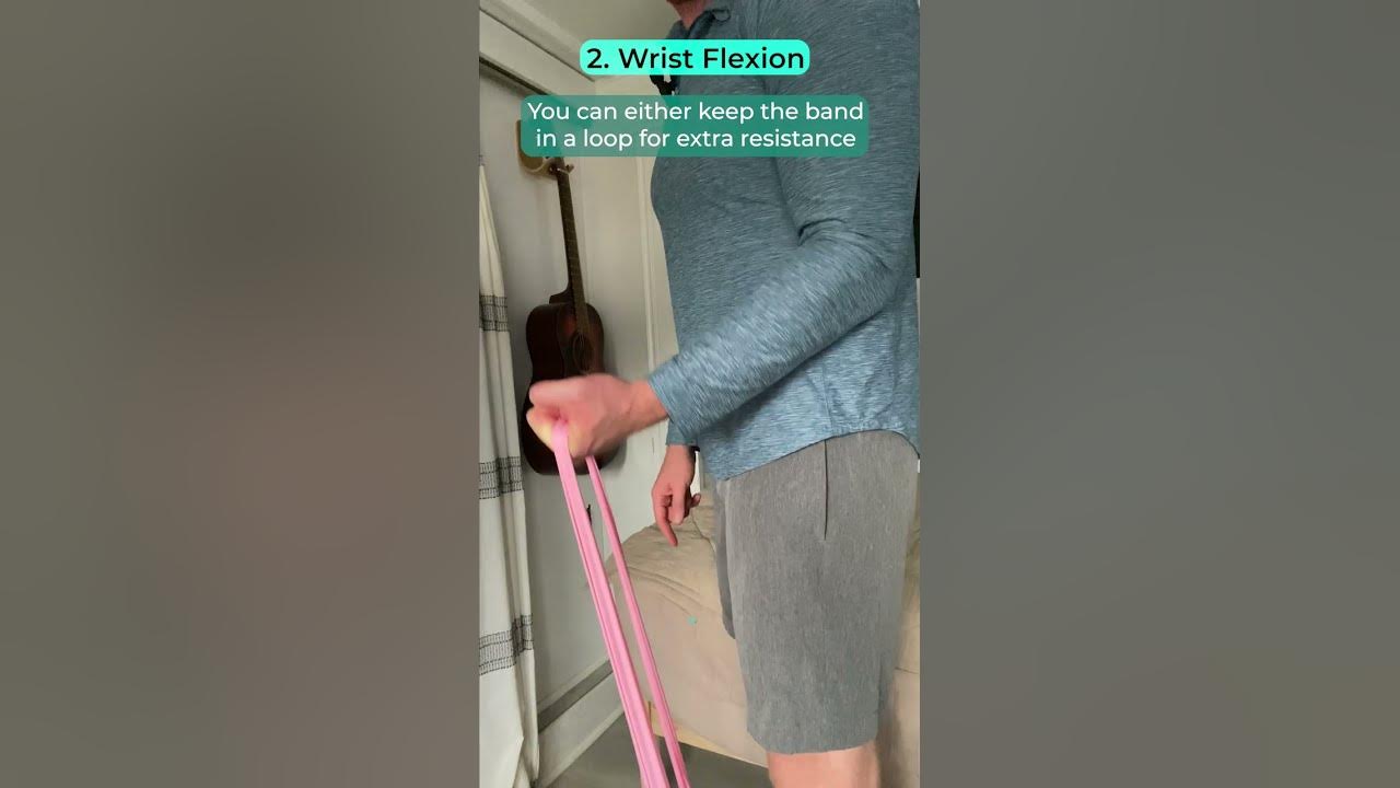 How to progress wrist range of motion after a wrist sprain youtube