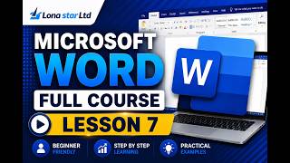 Microsoft Word Full Course | Lesson 7