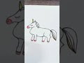 How to make unicorn  simple easy drawing drawing art zikra