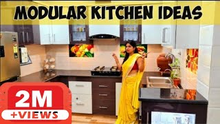 My new Modular Kitchen Tour Simple and Attractive | KITCHEN IDEAS | अपने सपनो का किचन बनाये |