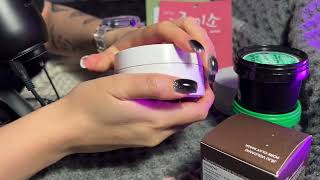 АСМР ASMR Мои маски для лица Обзор косметики шёпот