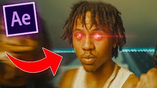 How To Create a GLOWING/DEMON EYES Effect! ( After Effects Editing Tutorial)