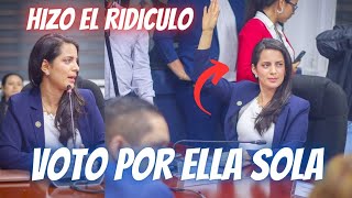 Claudia Ortiz Hizo el Ridiculo cuando voto por ella Misma 😂
