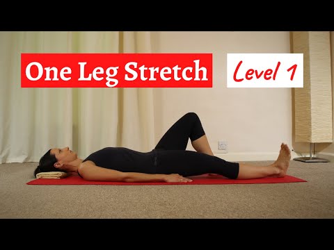 Pilates One Leg Stretch Level 1 - Beginner Exercise