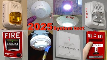 Testing My Home Fire Alarm System | 2025 Full Annual System Test.