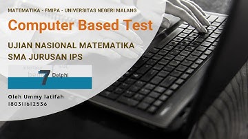 Aplikasi Ujian Nasional Matematika SMA -  Tugas Akhir Pemrograman Komputer