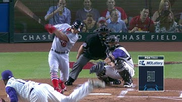 STL@ARI: Wong hits an RBI double into left field